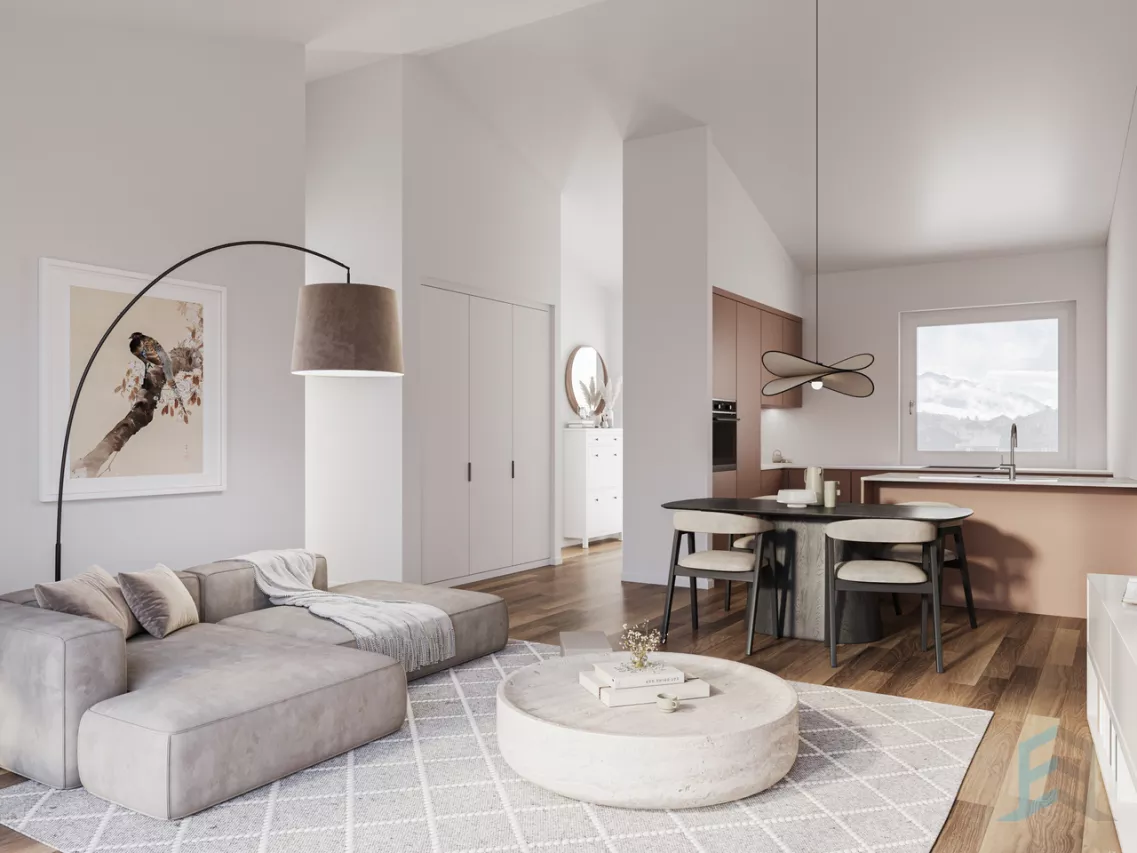 Superbe attique 2 ½ pièces dans un projet de 6 unités à Villa
