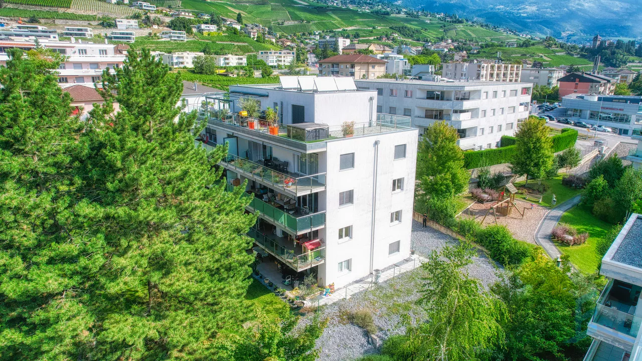 EXCLUSIF 3 ½ pièces de 98m² dans un quartier à l'Ouest de Sierre