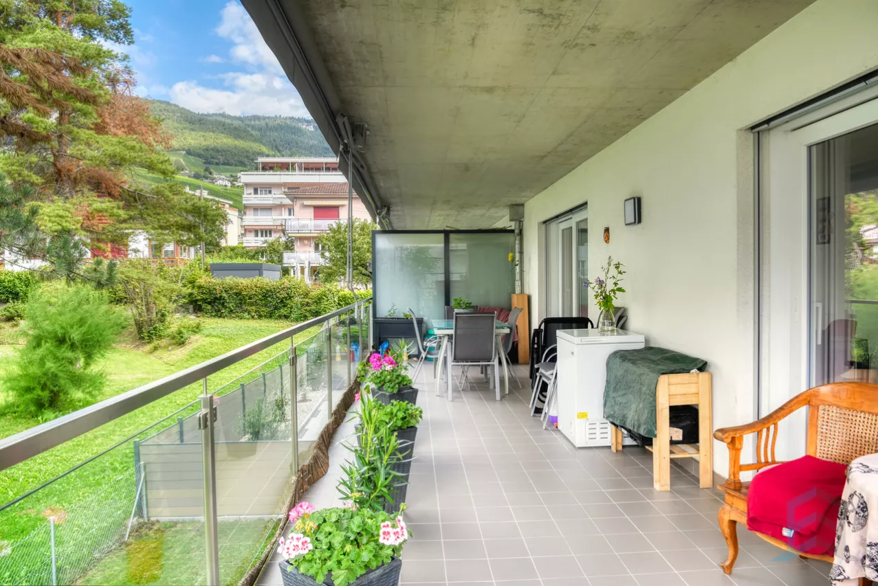 EXCLUSIF 3 ½ pièces de 98m² dans un quartier à l'Ouest de Sierre