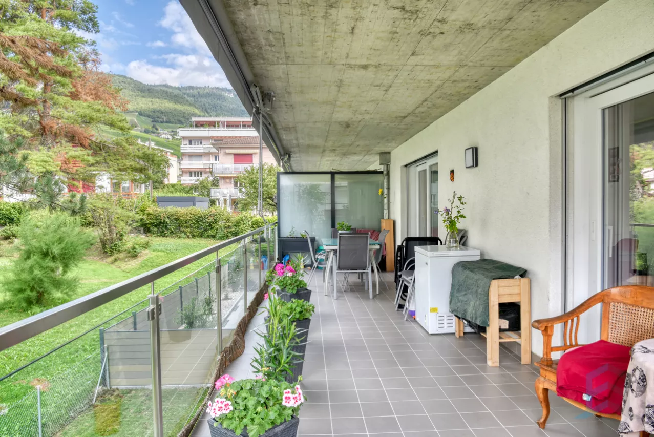 EXCLUSIF 3 ½ pièces de 98m² dans un quartier à l'Ouest de Sierre