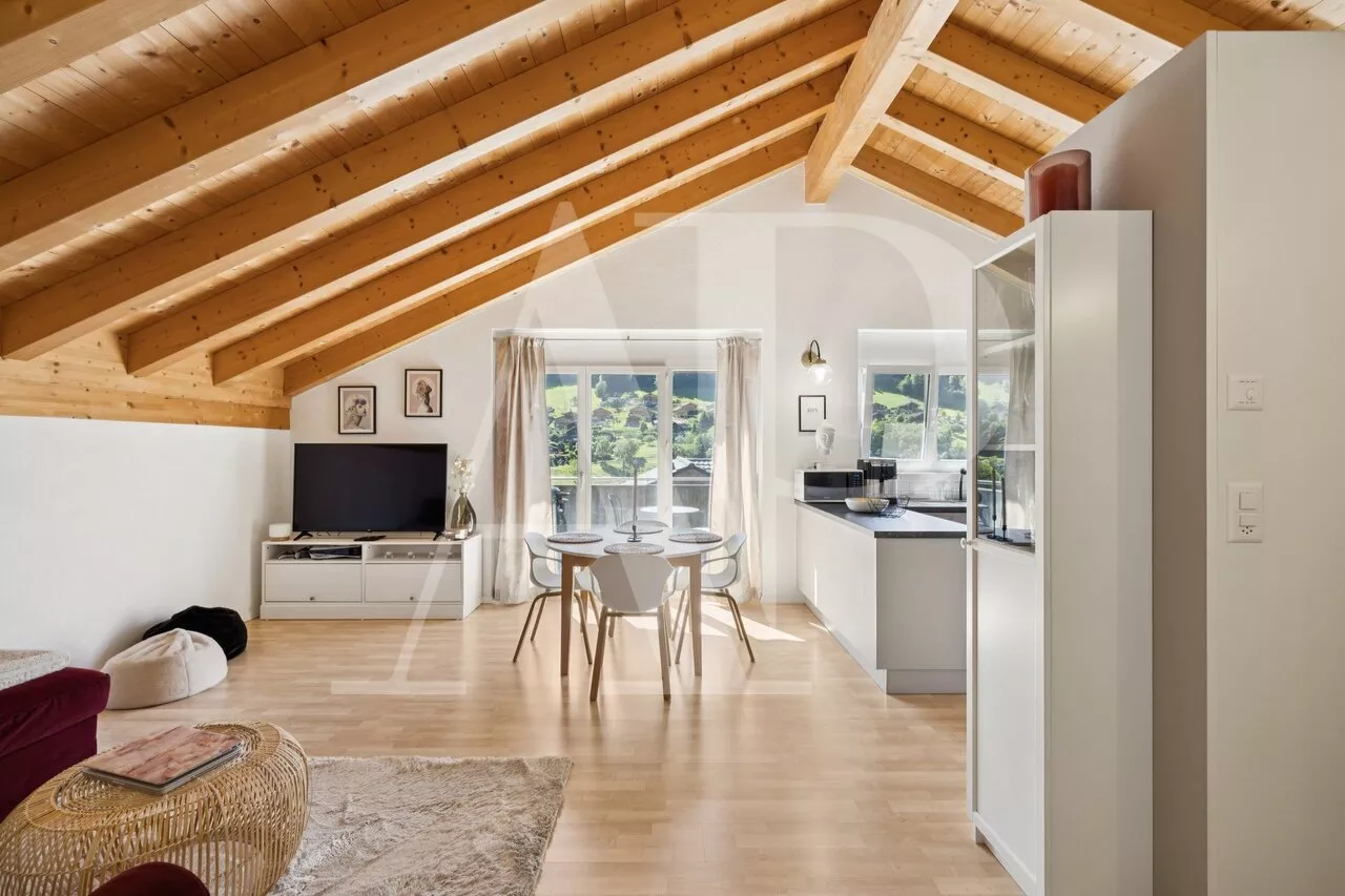 Exclusivité - Appartement sous les combles à vendre à Troistorrents