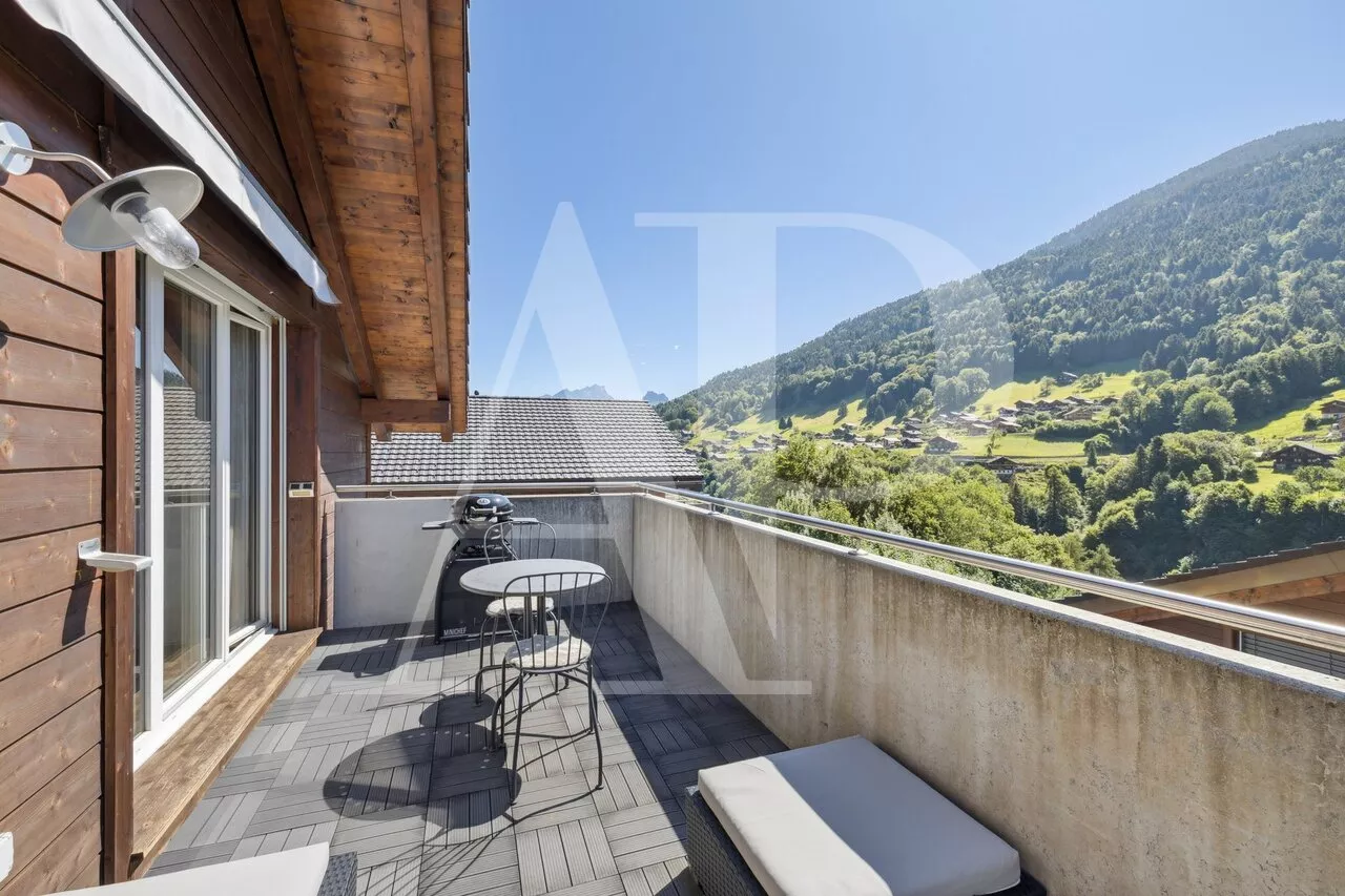 Exclusivité - Appartement sous les combles à vendre à Troistorrents