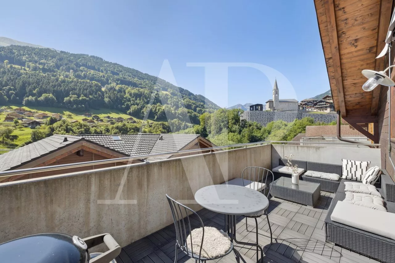 Exclusivité - Appartement sous les combles à vendre à Troistorrents