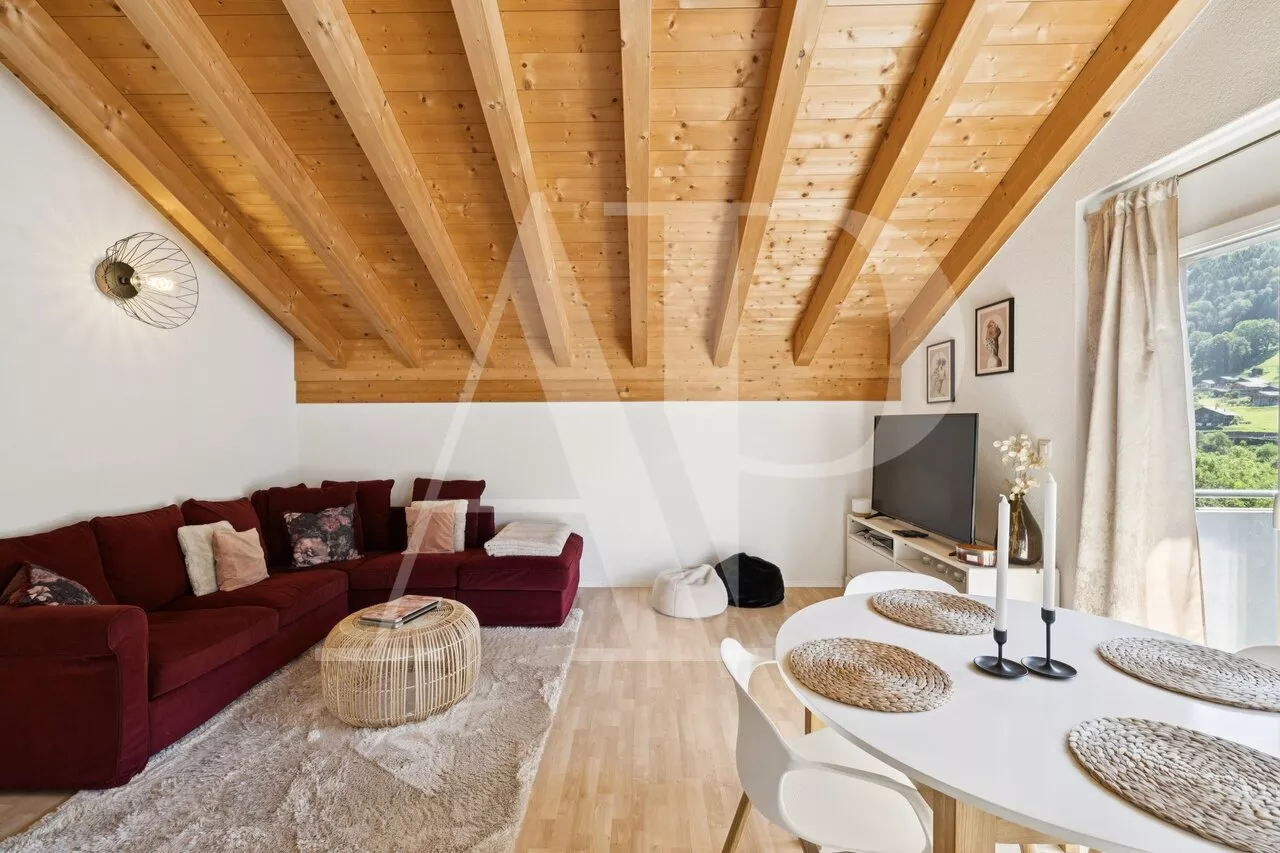 Exclusivité - Appartement sous les combles à vendre à Troistorrents
