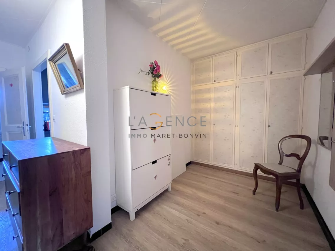 APPARTEMENT DE 3,5 PCES A BRAMOIS AVEC TERRAIN DE 222M2