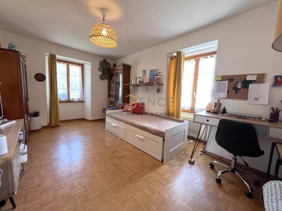 APPARTEMENT DE 3,5 PCES A BRAMOIS AVEC TERRAIN DE 222M2