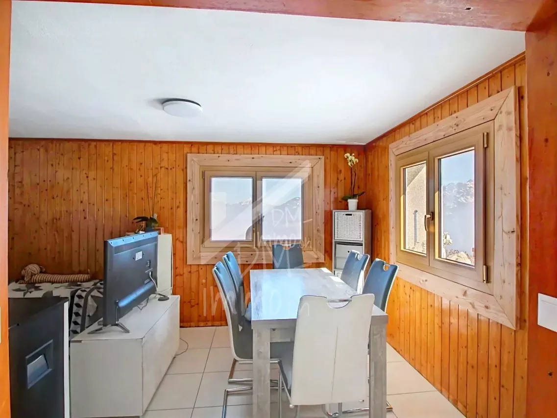 Chalet aux Giettes avec une vue magnifique