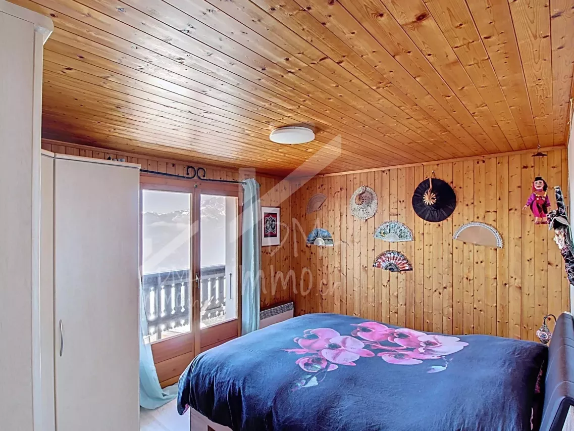 Chalet aux Giettes avec une vue magnifique