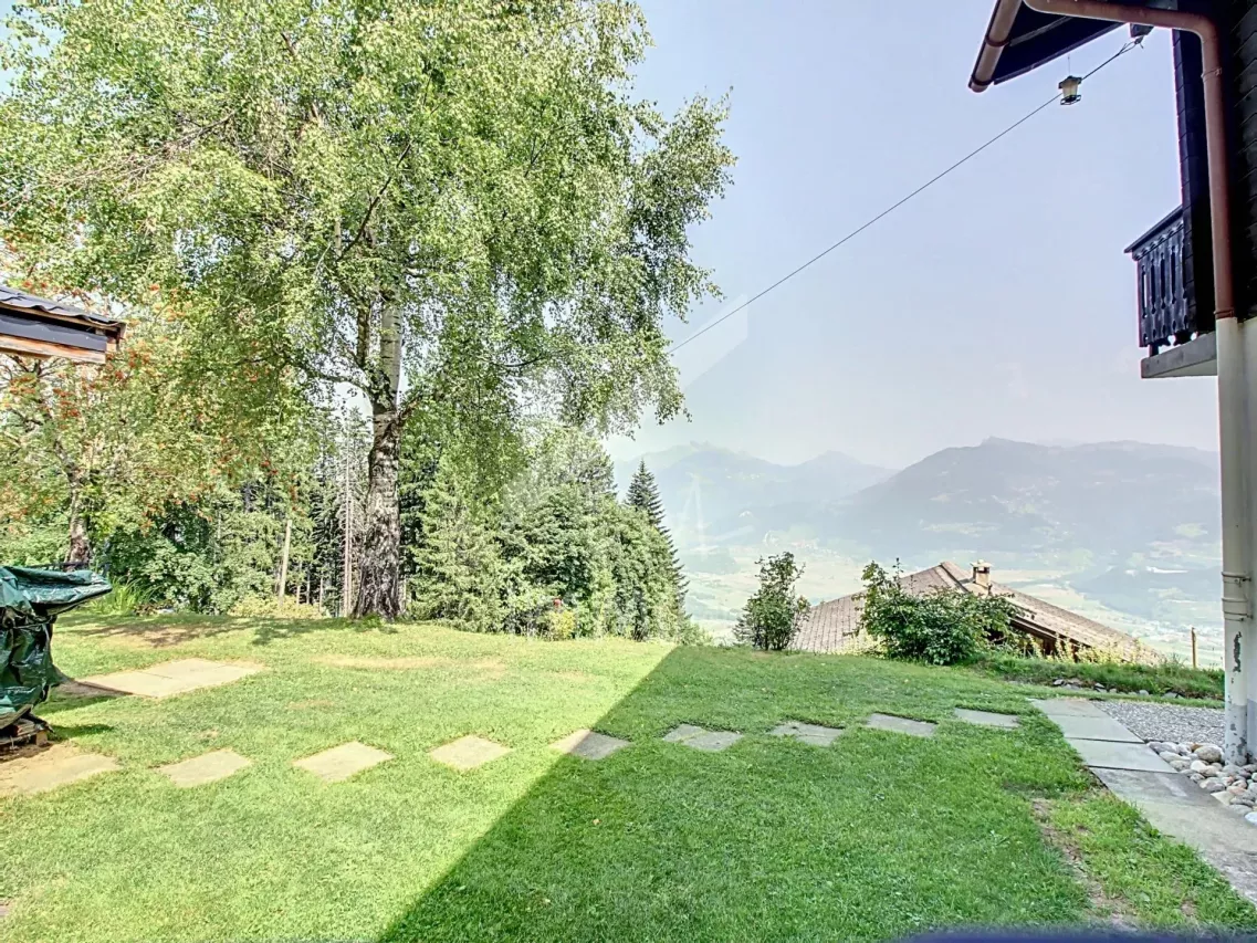 Chalet aux Giettes avec une vue magnifique