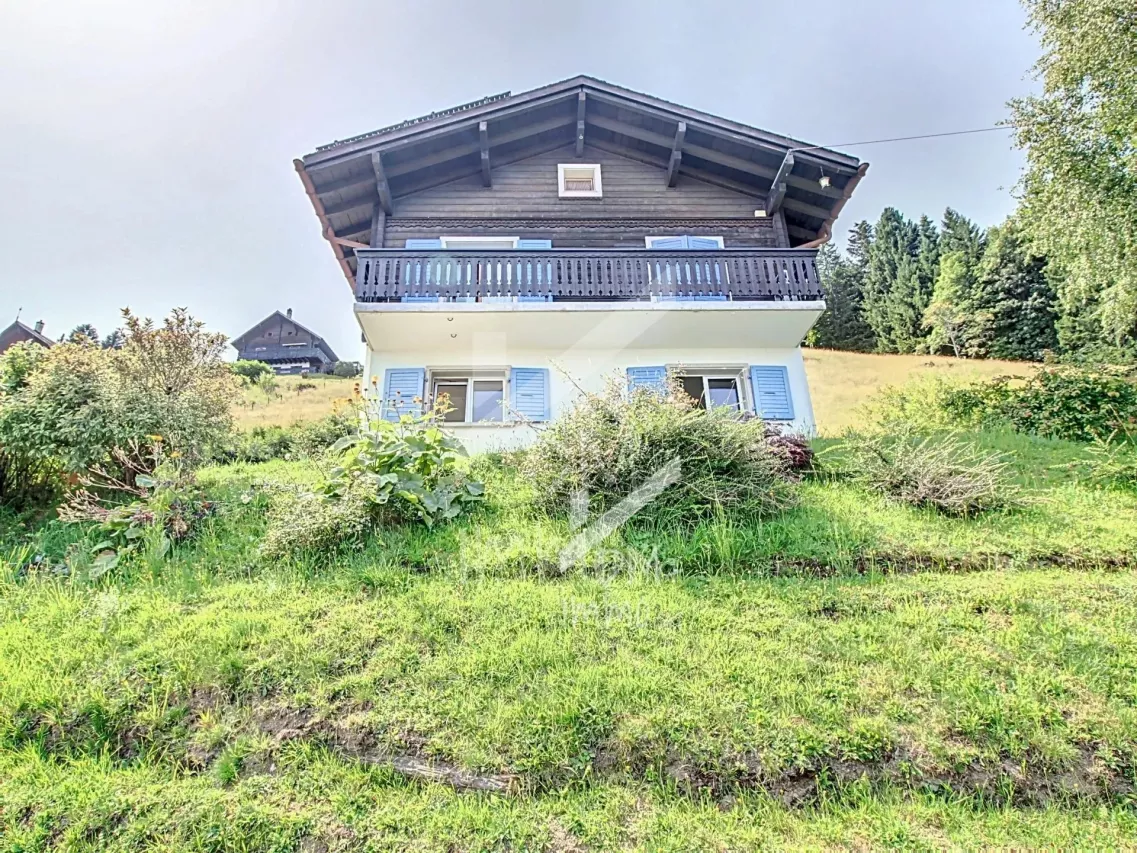 Chalet aux Giettes avec une vue magnifique