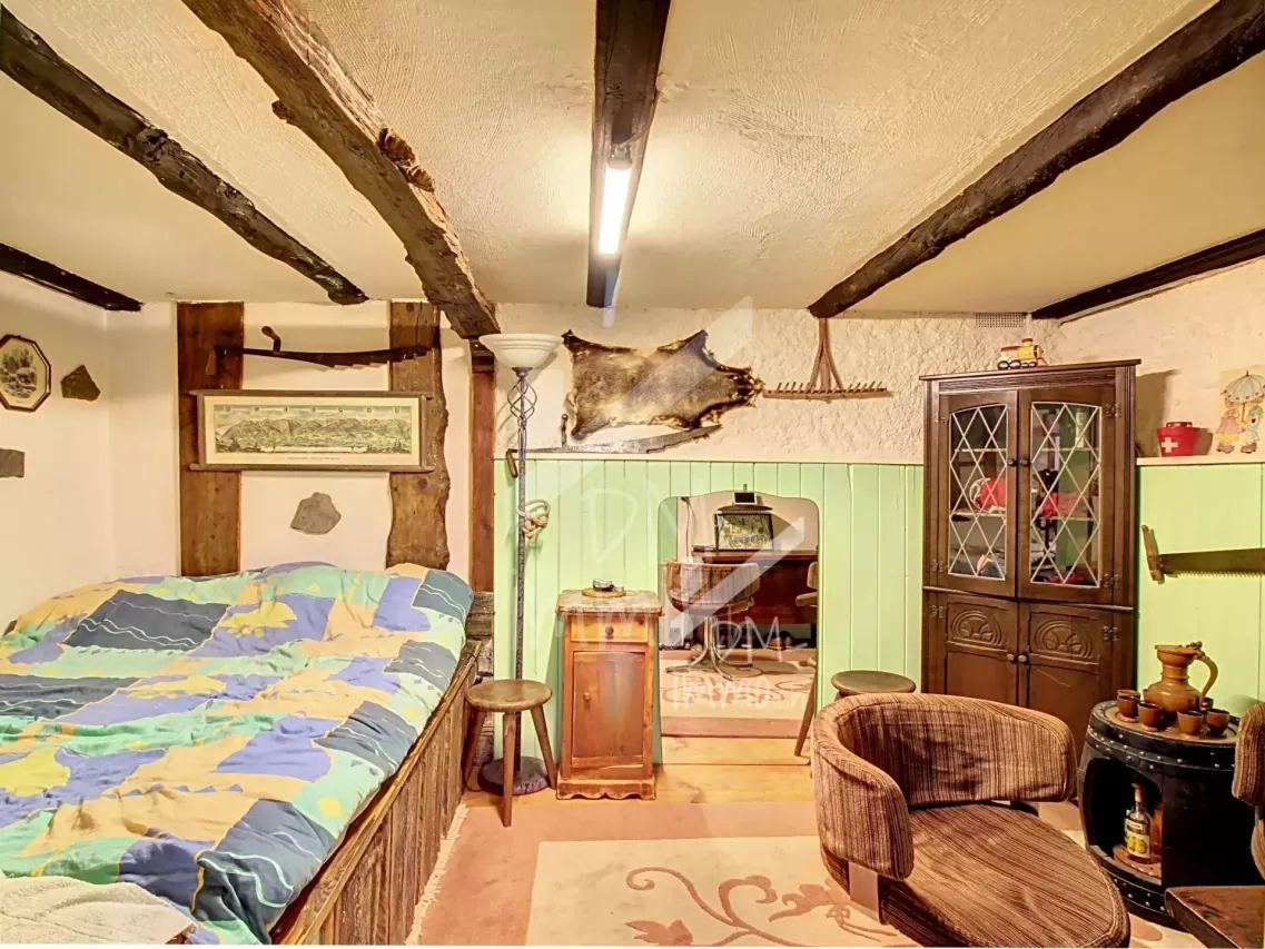 Maison de village rénovée + studio + petite grange à rénover