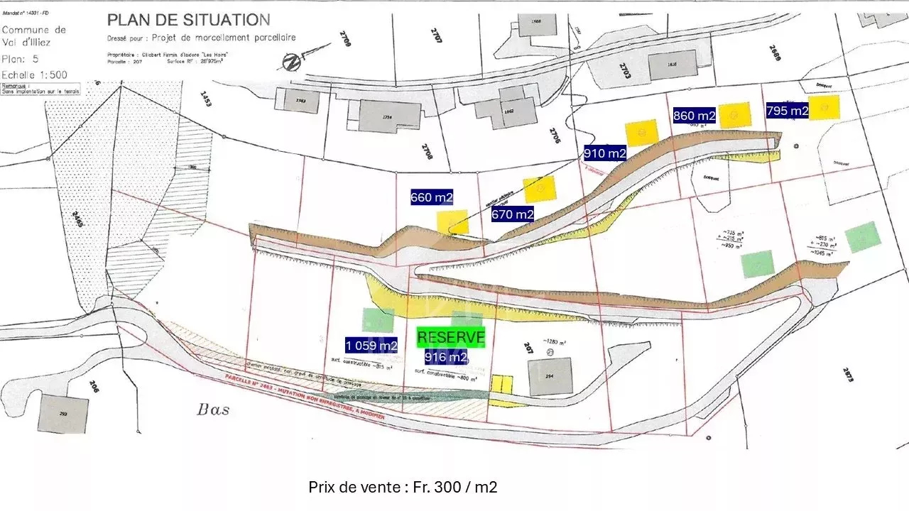 2 Terrains à bâtir entièrement équipés - 950 ou 1 045 m2