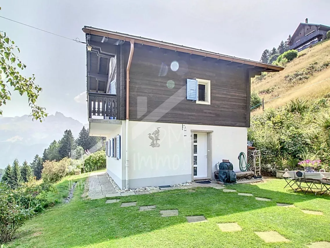 Chalet aux Giettes avec une vue magnifique