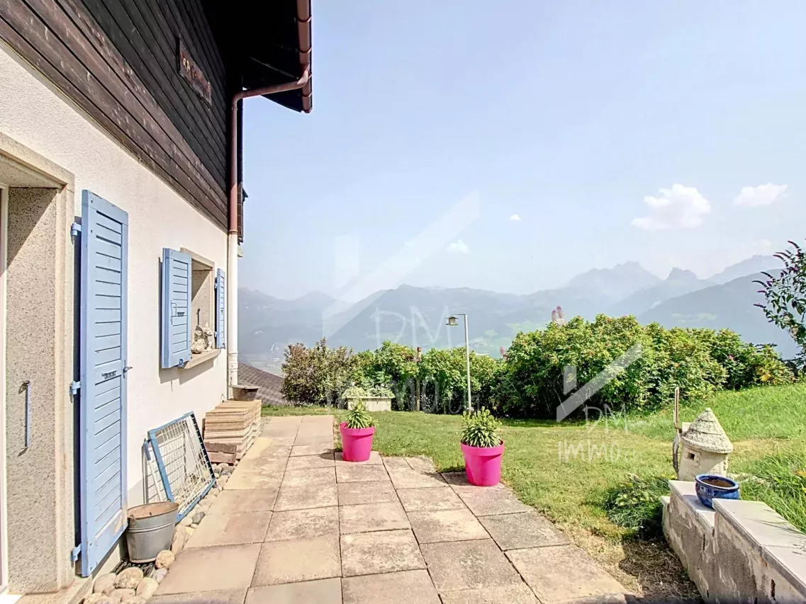 Chalet aux Giettes avec une vue magnifique