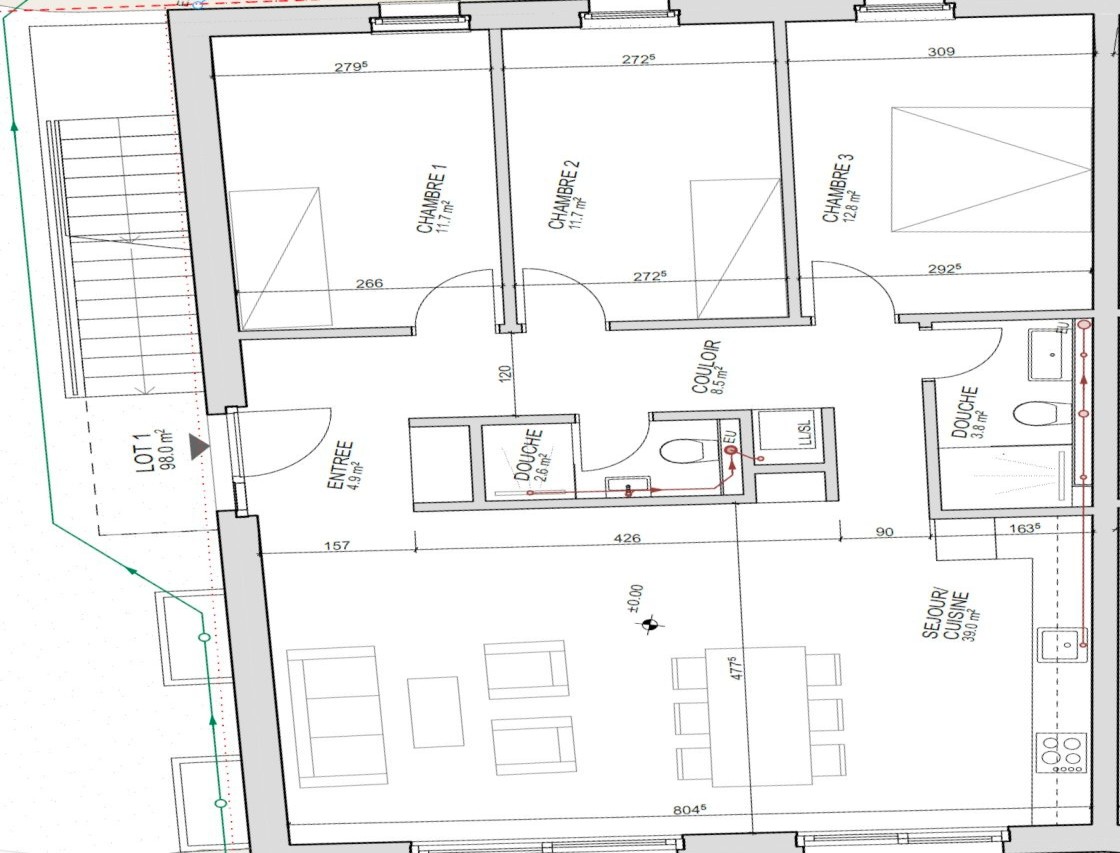 Très joli appartement de 4.5 pces idéalement situé à la Noville