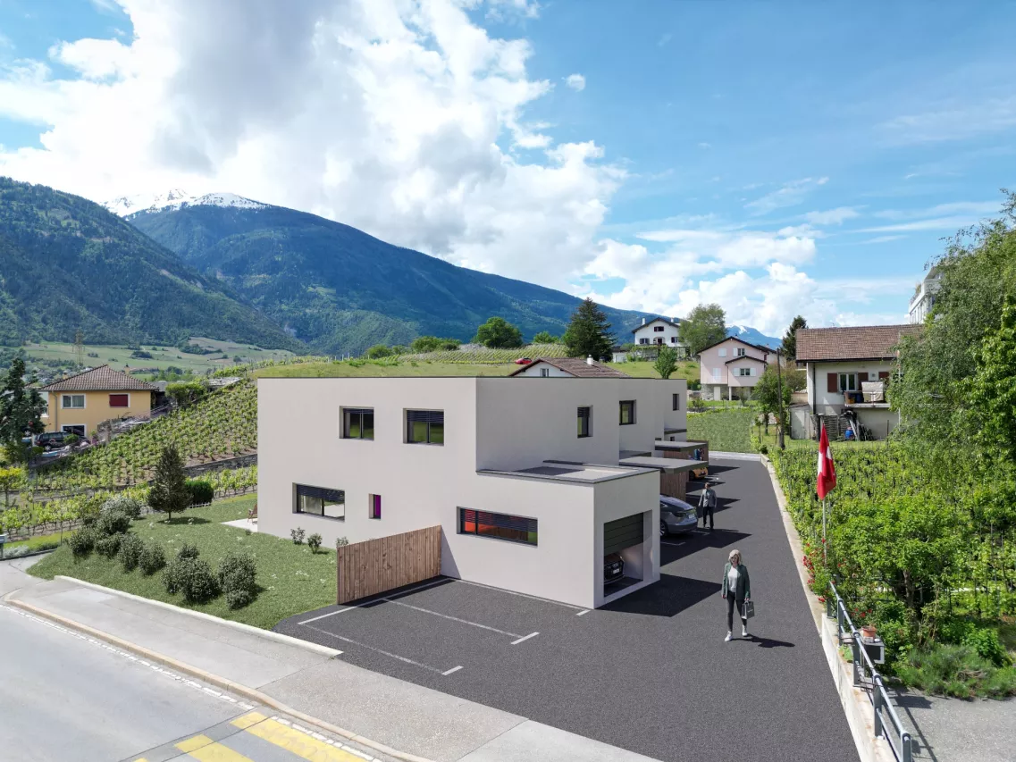 Nouvelle promotion de 4 villas à Noës ( Commune de Sierre )