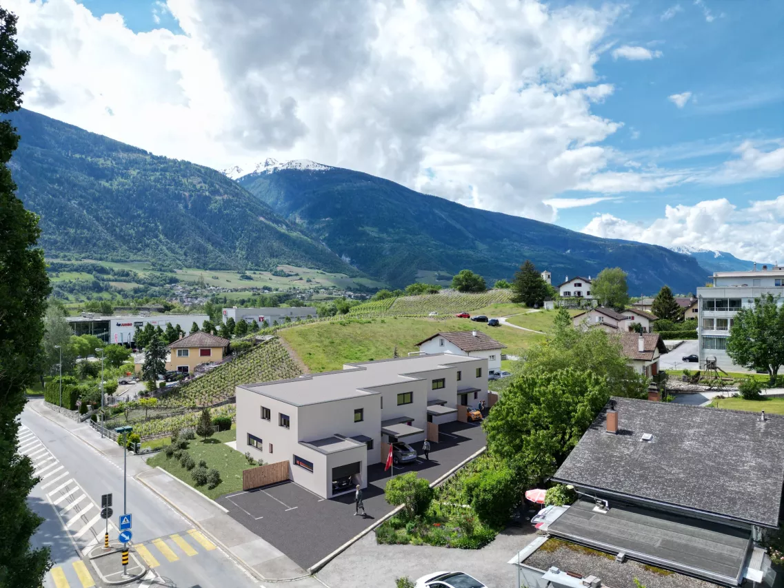 Nouvelle promotion de 4 villas à Noës ( Commune de Sierre )