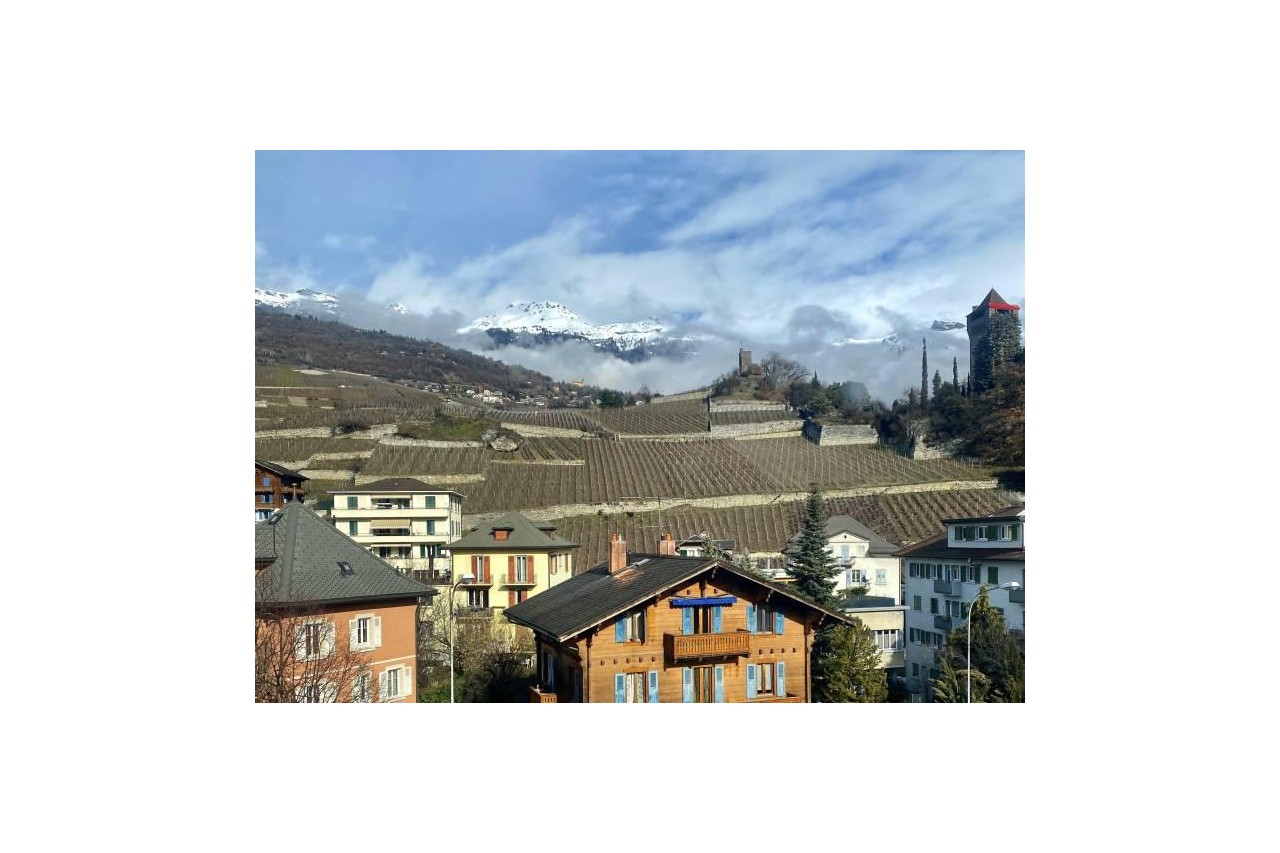 Magnifique attique-loft rénové en centre-ville de Sierre