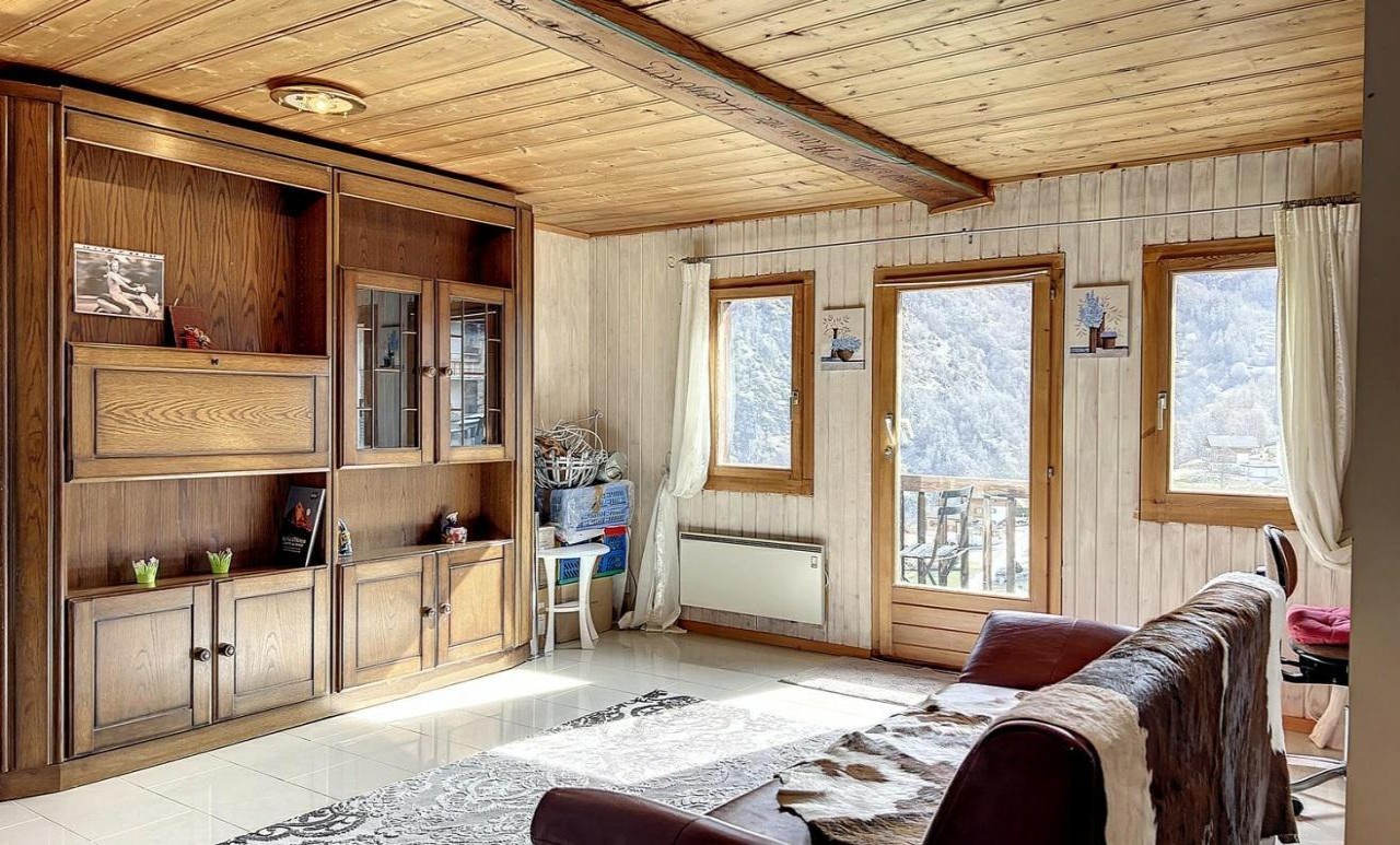 Duplex meublé de charme avec vue panoramique sur les Alpes