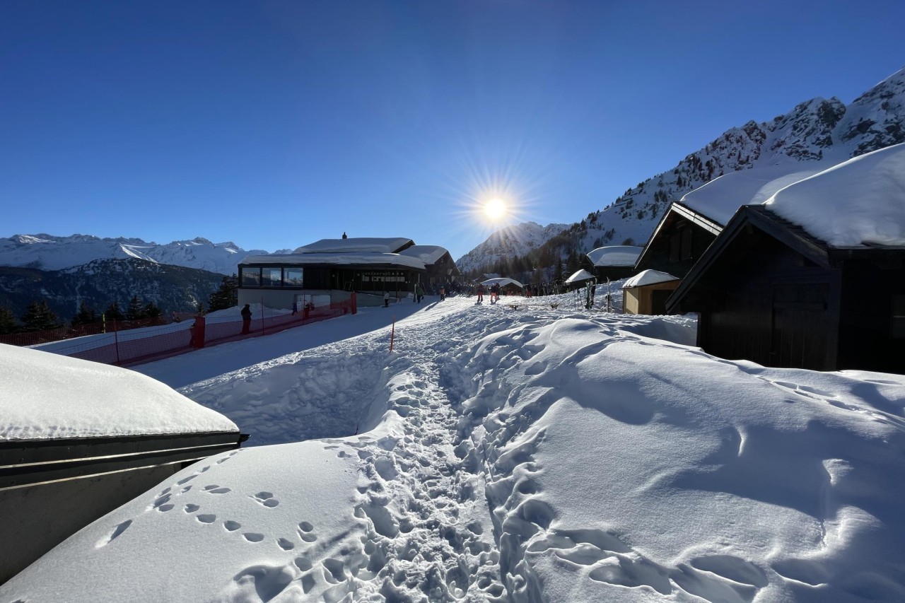 Plateaux bruts pour résidences principales, Chalet Wellness-Spa dans les Alpes Valaisannes