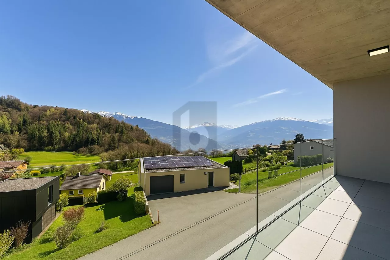 MAISON MODERNE AVEC ASCENSEUR ET PANORAMA