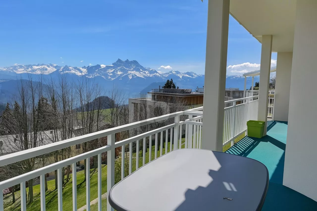 BALCON PANORAMIQUE, AU PIED DES PISTES ET PAISIBLE