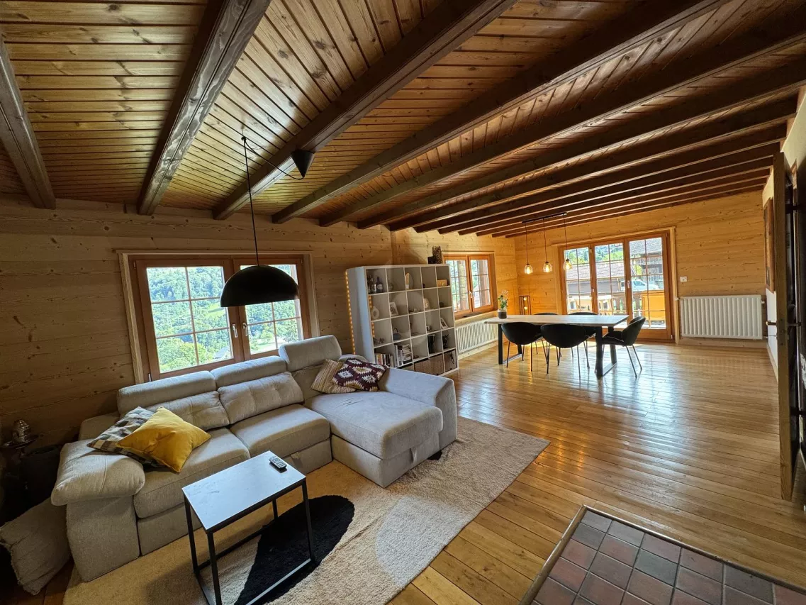 PLEIN SUD ET INCROYABLE VUE SUR LES DENTS DU MIDI