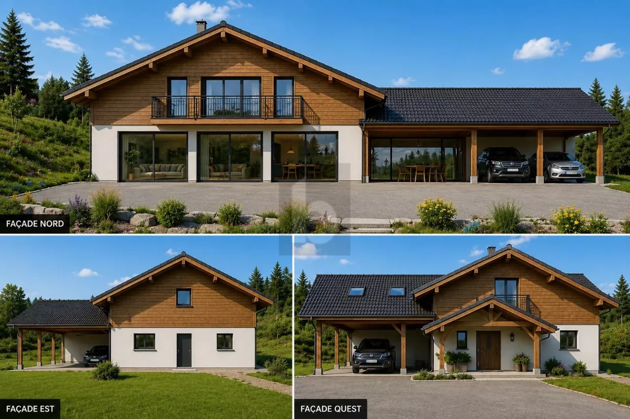 CHALET DARCHITECTE NEUF - EMPLACEMENT PRIVILÉGIÉ