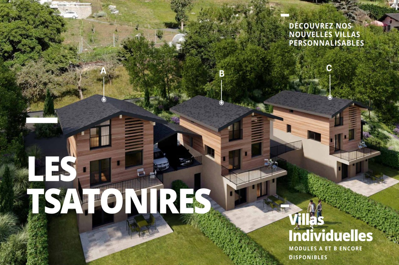 Jolie villa de 4,5 ou 5,5 pièces à Vex