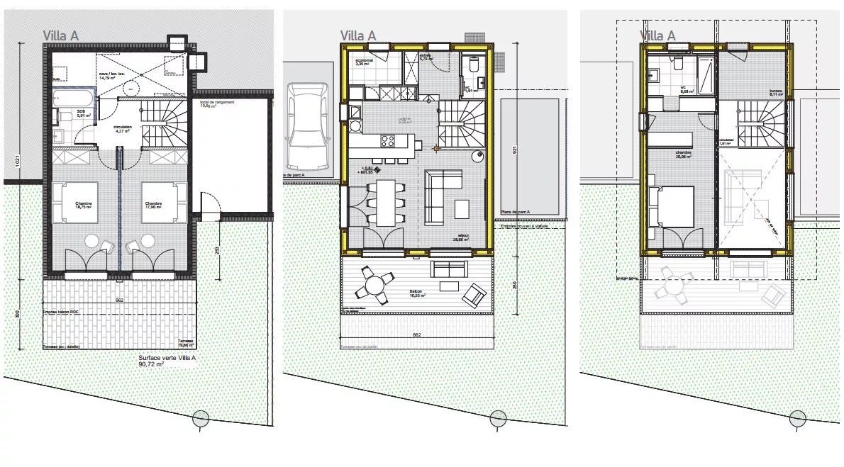 Jolie villa de 4,5 ou 5,5 pièces à Vex