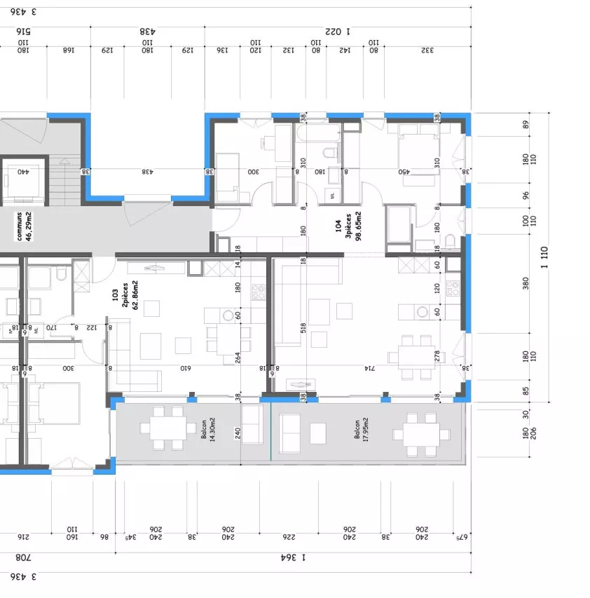 Appartement , 108.00 m2