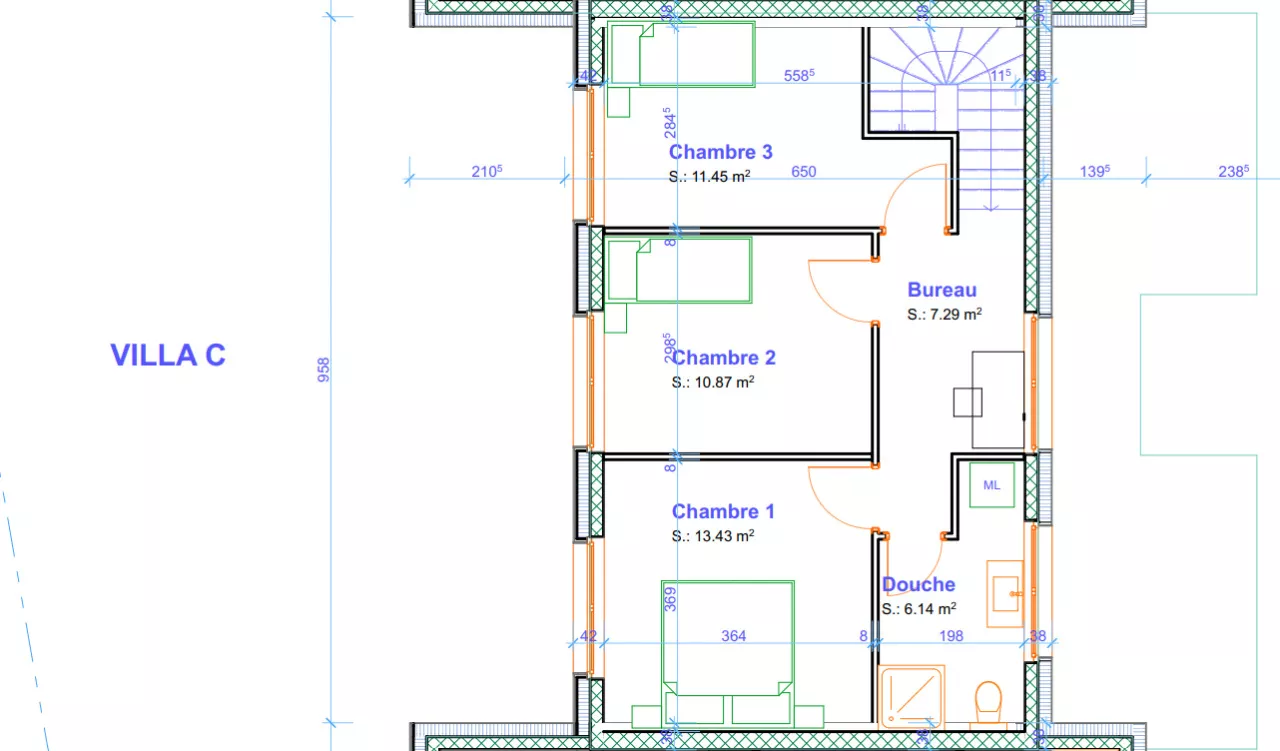 Magnifique villa de 4,5 pces - NEUF