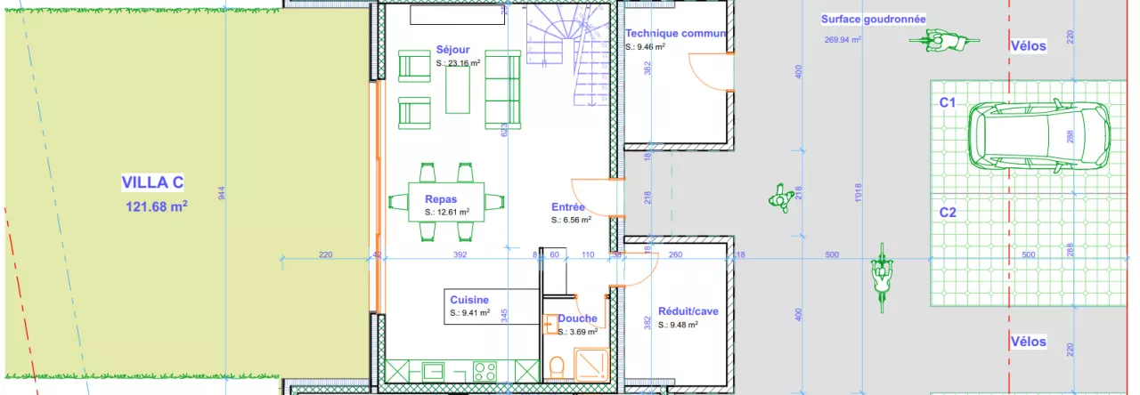 Magnifique villa de 4,5 pces - NEUF