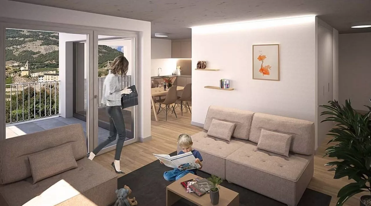 Joli appartement de 3,5 pièces à Saillon