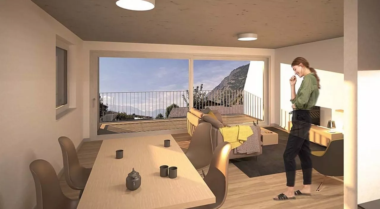 Joli appartement de 3,5 pièces à Saillon