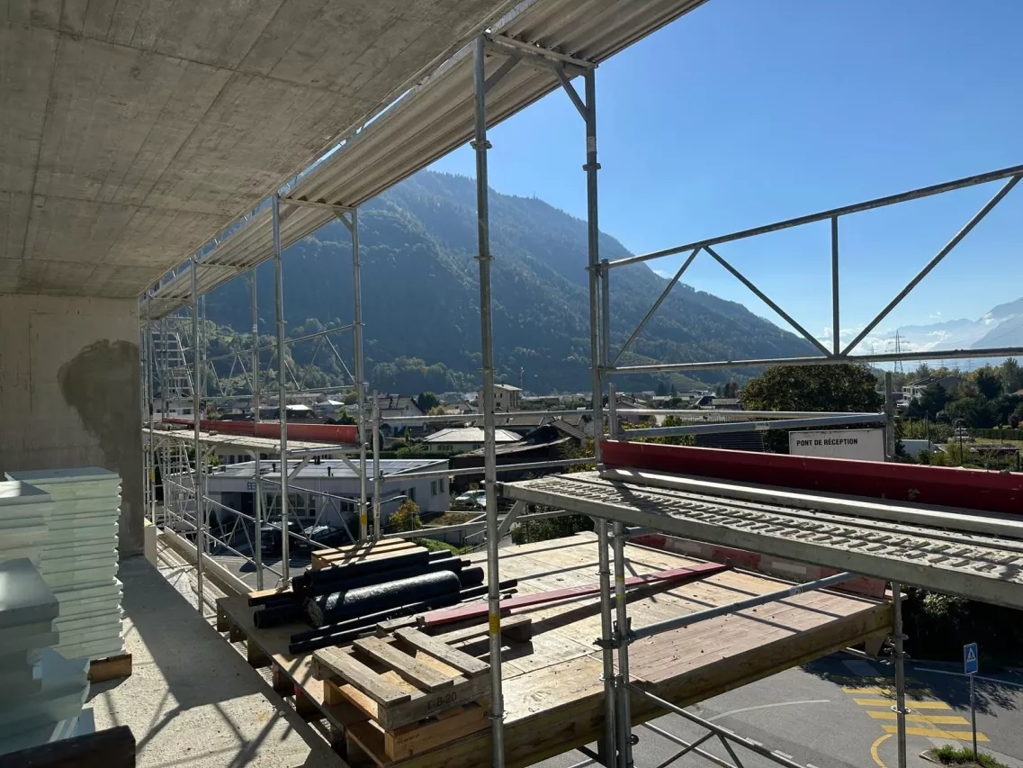 Attique de 4,5 pièces au coeur d'Aproz (Sion)