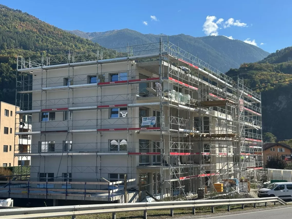 Attique de 4,5 pièces au coeur d'Aproz (Sion)
