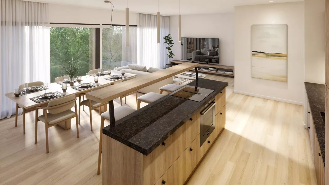 Attique 4,5 pces avec grande terrasse