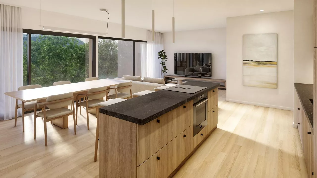 Rez-de-chaussée 5,5 pces avec grande terrasse et spacieux jardin