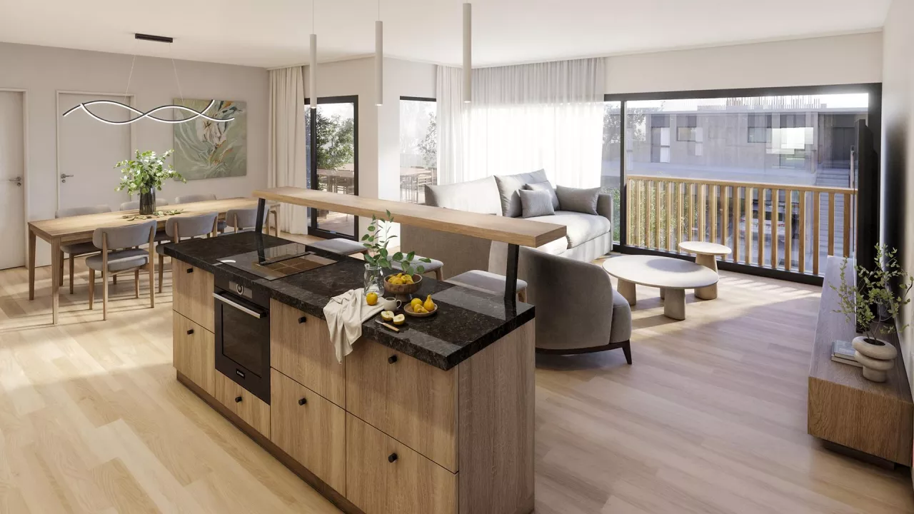 Rez-de-chaussée 5,5 pces avec grande terrasse et spacieux jardin