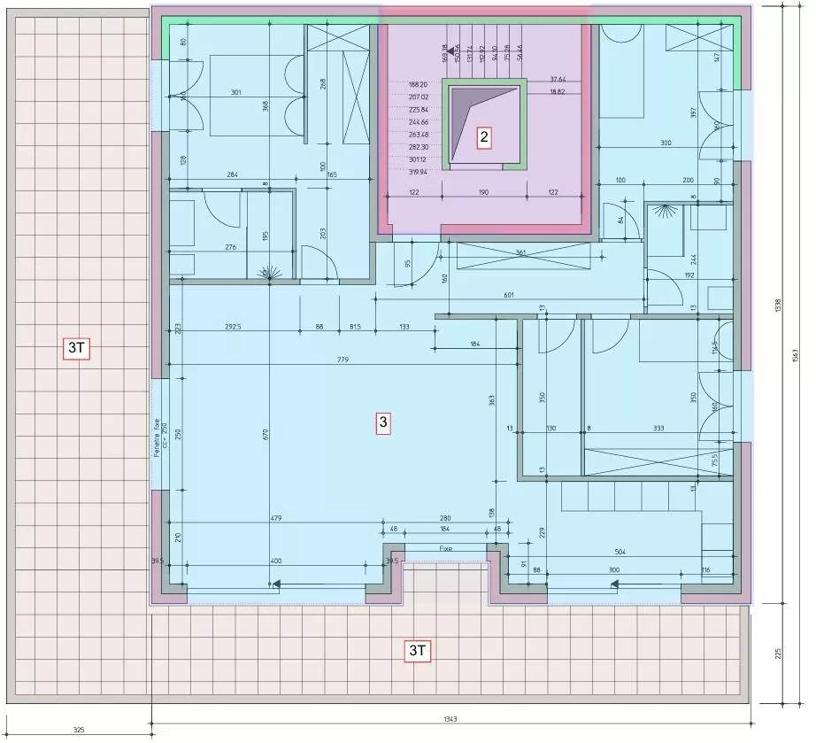 Bel appartement 4 1/2 pièces en attique à Lens