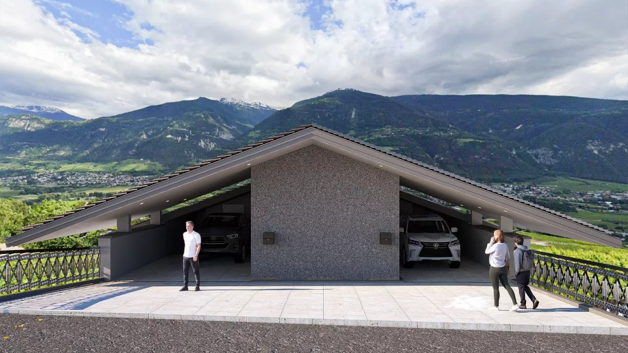 Bel appartement 4 1/2 pièces en attique à Lens