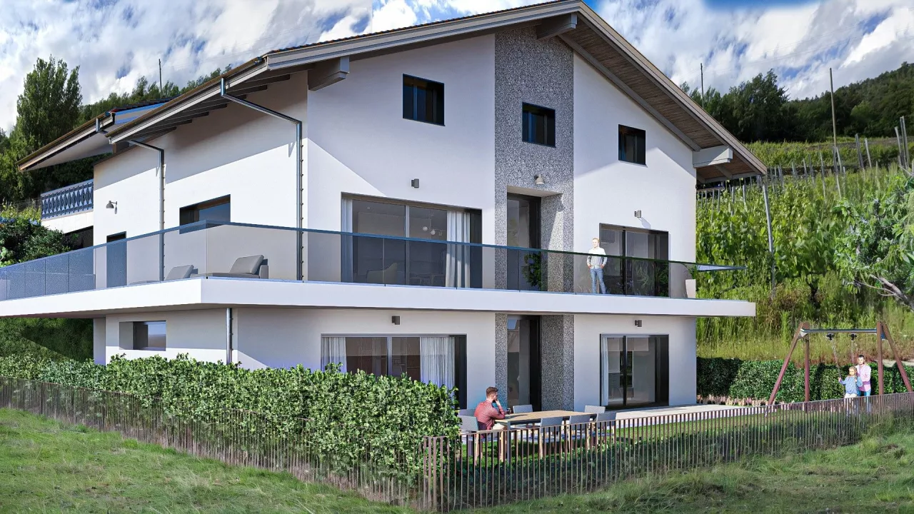 Bel appartement 4 1/2 pièces en attique à Lens