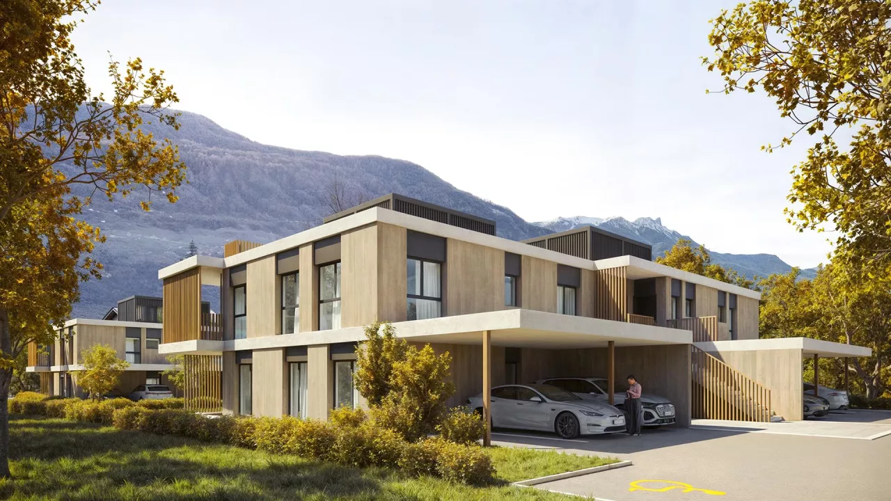 Appartement 4,5 pces de plain-pied avec grande terrasse