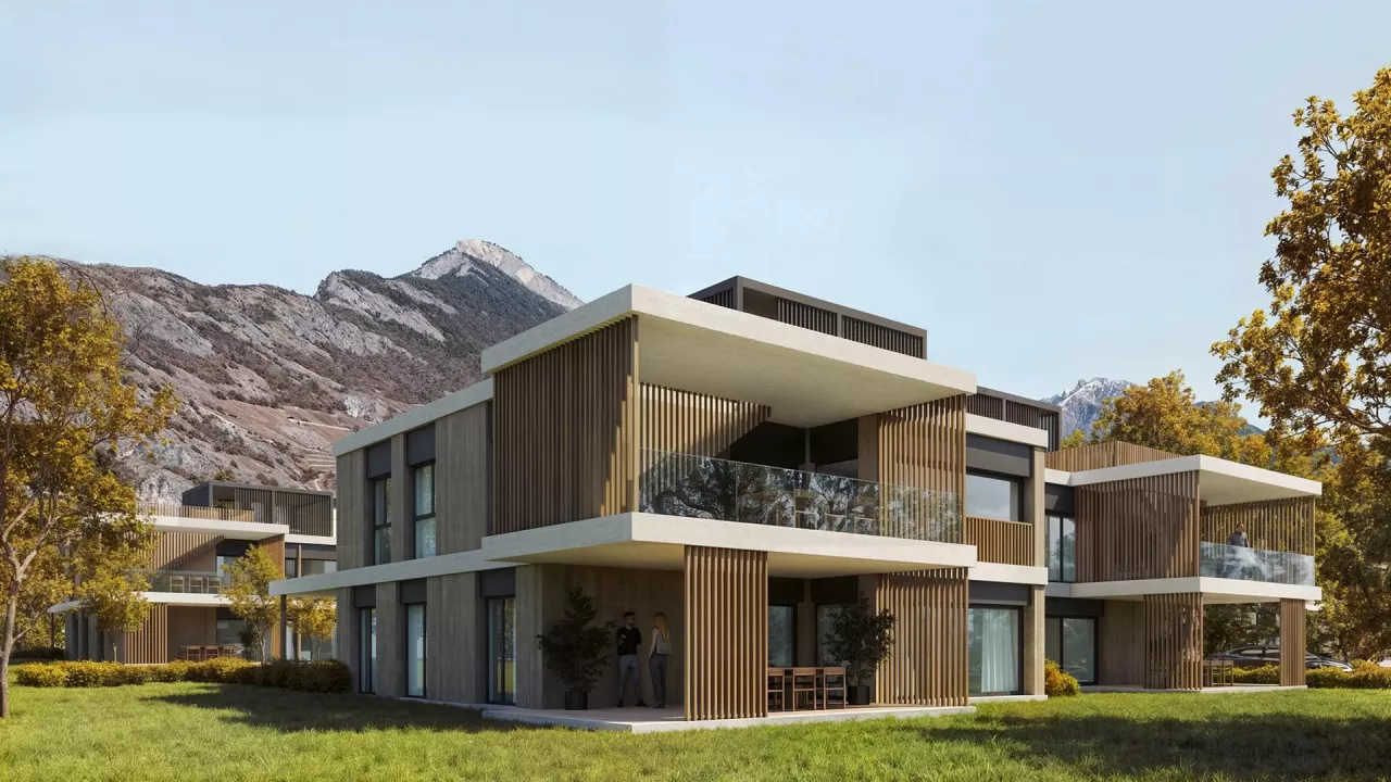 Appartement 4,5 pces de plain-pied avec grande terrasse