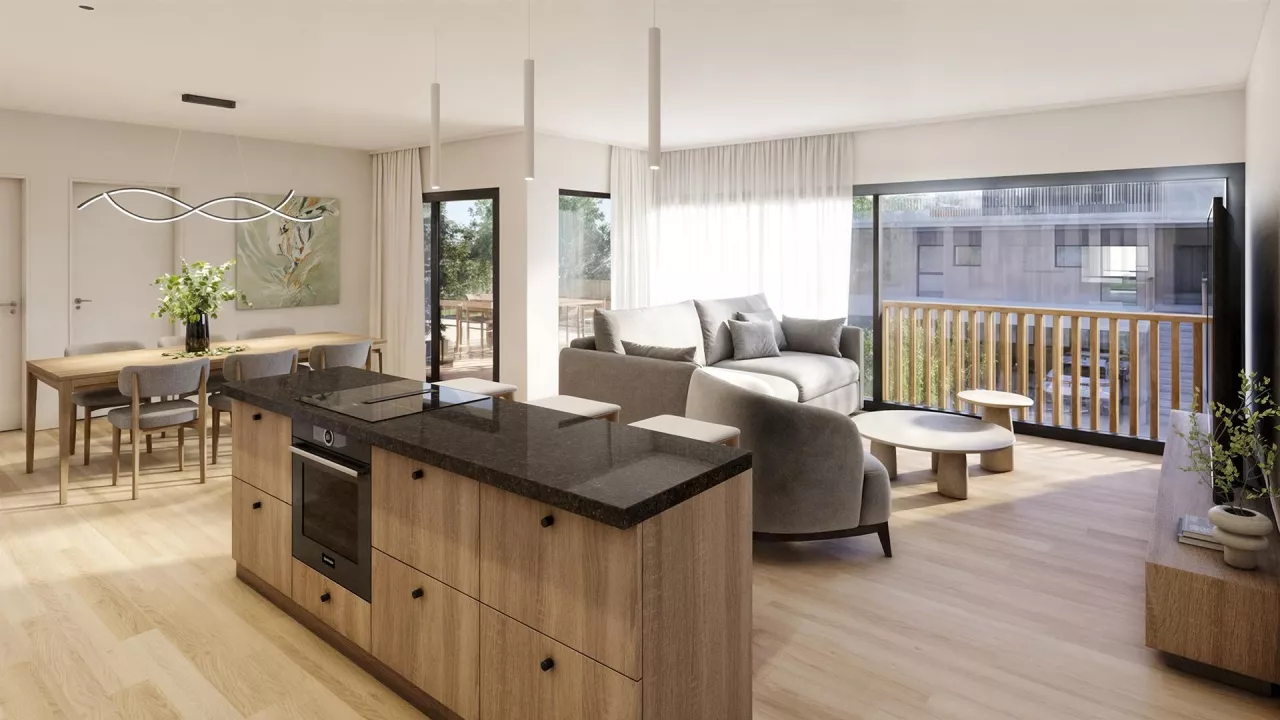 Appartement 4,5 pces de plain-pied avec grande terrasse