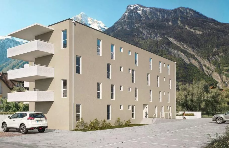 1er étage 3,5 pces avec grand balcon