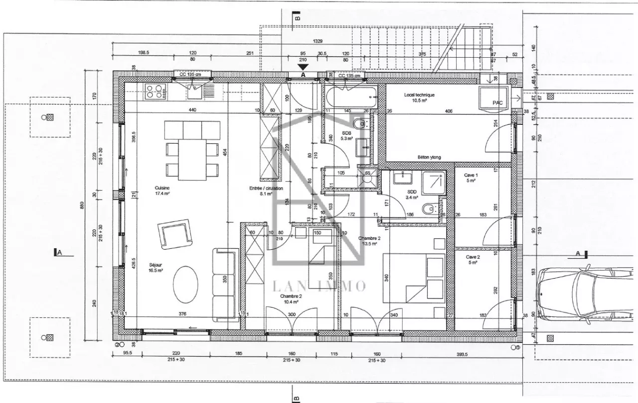 Immeuble de rendement de 2 appartements en PPE