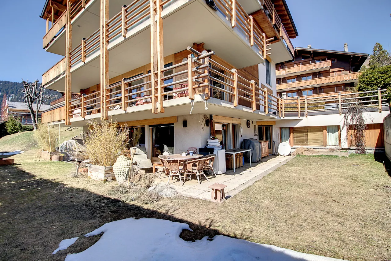 Verbier - Appartement de 4.5 pièces avec jardin