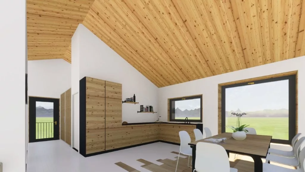 Champsec - Attique neuf de 3.5 pièces avec grand balcon